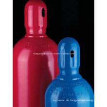 Nahtloser Stahl Sauerstoff / Stickstoff / Argon Leer Gas Zylinder